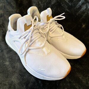 Puma Enzo Evolve 311196-02 Sneakers Men's 9 White Low Top Athletic Running Shoes